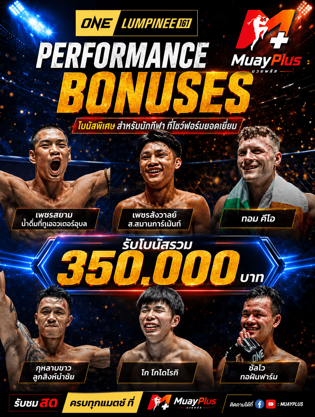 3.5 แสนแตก! บอสชาตรีแจกยับ ONE ลุมพินีล่าสุด 🥊