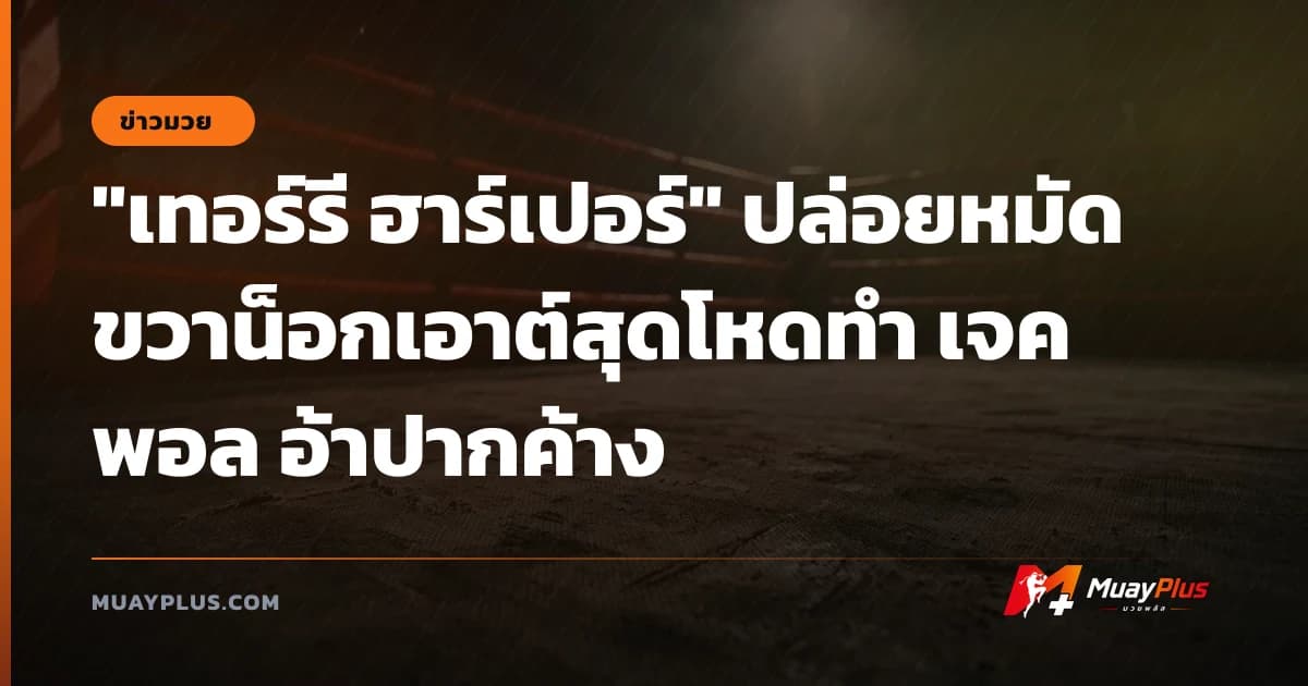 "เทอร์รี ฮาร์เปอร์" ปล่อยหมัดขวาน็อกเอาต์สุดโหดทำ เจค พอล อ้าปากค้าง